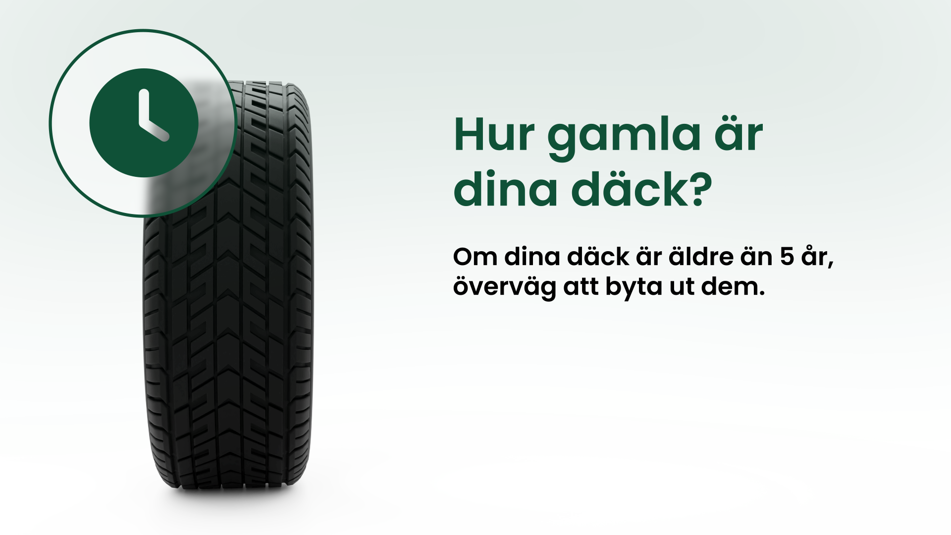 Kontroll av vinterdäckens ålder
